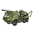 Miniatyrbild 1 av 5: Militär krigshaubits bilmodell tegelstenar byggstenar