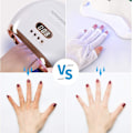Miniatyrbillede 2 af 5: Nagelhandsker UV-beskyttelseshandsker Fingerløse handsker Manicure Gel N