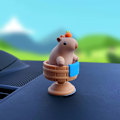 Miniatyrbilde 7 av 7: Finless tumlare instrumentpanel figur, vår finless tumlare skakande hode, kreativ skrivebordsdekorasjon, søte dyr bildekorasjoner, gavekreativitet b