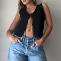 Miniatyrbillede 3 af 7: Kvindernes Vintage Y2k Trøje Strik Vest Monteret Ærmeløs Åben Front Til Bog Knap Tie-Up V Hals Solid Farve Tanktop Til Sommer D M