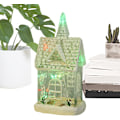 Miniatyrbilde 8 av 8: Lyste julehus, julelandsby-kolleksjon, dekor, LED-belyst julelandsbyhus, feriehus, hjemmedekor for hjemmedekor To
