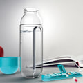 Miniatyrbillede 4 af 5: Gratis rejse 7-dages pillekop 2-i-1 vandflaske 600ml med pilleæske arrangør rejse brug sort