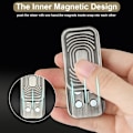 Miniatyrbilde 3 av 7: Metall Fidget Slider Leke, EDC Fidget Leke for Voksne, Stressavlastning for Angst