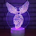 Miniatyrbild 3 av 10: 3D LED-hjort optisk illusionssensor nattlampa med smart T