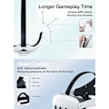 Miniatyrbillede 4 af 4: Justerbar Hovedrem til Quest 2/Quest 3, Elite Strap Udskiftning for Forbedret Komfort White