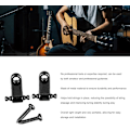 Miniatyrbillede 3 af 8: Guitar String Retainer, Tree Standard Roller String Guides Metal Elektrisk Gitarr String Guide Retainer Byte (Svart) Svart