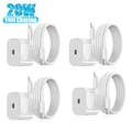 iPhone hurtiglader USB-C strømadapter 20W + 2m kabel Hvit (4 ladere & 4 2m ladekabler)_max