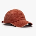 Miniatyrbilde 5 av 7: Vasket vanlig cap Retro Justerbar Original Klassisk Lågprofil Bomulls Golfhatt Ustrukturert Cap Herr Kvinner Rose Red Justerbar