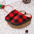 Miniatyrbilde 4 av 8: Morsomme Plysj Elg Juletoffler, Soveroms Komfort for Kvinner og Menn Red N 38/39 EU