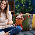 Miniatyrbilde 5 av 8: Putetrekk | Juleputetrekk | Juleputetrekk | Juleputer | Putetrekk | Søte juleputer putetrekk juleputetrekk for soverom stue sofa sofa bil älg