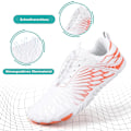 Miniatyrbillede 2 af 7: Unisex Barefoot Sko, Hurtigtørrende, Letvægts, Åndbar, Skridsikker, Bred Tådesign H02 orange 43 EU