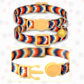 Miniatyrbillede 6 af 8: Dame solhat med netblomsterdekoration bred skygge strand S D D