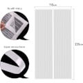 Miniatyrbillede 4 af 5: SQBB MYCARBON Myggenet Dør Magnetisk Fluenet Anti-myg Insektsnet Dør( Hvid) 70X210CM
