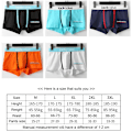 Miniatyrbild 7 av 7: Kalsonger för män Bomull Herrkläder Boxershorts Tryckta boxershorts Bekväma shorts Herrkläder L-3XL 3st Hei Cheng Navy XL 65-75KG