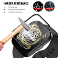 Miniatyrbild 3 av 7: Fullt böjd skärmskydd för Amazfit Bip 3/3 Pro/5 Smart Watch Tillbehör Clear Mjukt skyddande film Ej härdat glas för Amazfit Bip 5 2PCS