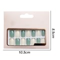 Miniatyrbilde 2 av 5: Farge Press-On Manikyr, Solid Color Mani stil 1 style 1