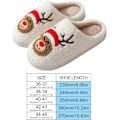 Miniatyrbilde 7 av 8: Plush Elg Julesko, Komfortable Sovesko Red pure B 40/41 EU