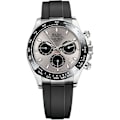 Miniatyrbild 1 av 7: Casual Kvartsur för Män Mode Rostfritt Stål Armbandsur Luminous Analog Armbandsur Vattentät Datum Kalender Klocka Grå Gray