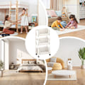 Pikkukuva 4 / 8: Lasten kirjavaunu, monitasoinen järjestäjä pyörillä pienille tiloille 3rd floor
