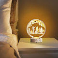 Miniatyrbilde 5 av 8: Jullampe | LED-lampe | Nattlampe | Bord | LED-julelampe | batteridrevet barnerom skrivebord kreativ LED-borddekorasjoner for gutter jenter soverom b