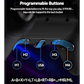 Miniatyrbilde 7 av 9: Trådløs spillkontroll Profesjonell ergonomisk følsom Hjem USB Gamepad Joystick for Android Svart