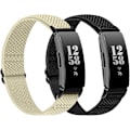 Miniatyrbilde 1 av 7: 2 stk elastisk nylon kompatibel med Fitbit Inspire 3/Inspire 2/ Inspire/Inspire HR/Inspire Ace 2/ Inspire Ace 3