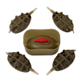 Miniatyrbilde 2 av 5: Topp Inline Metod Karpfiskematare 4 matare 15-60g Form P2 P2