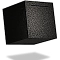Miniatyrbillede 1 af 5: Sort stål pengespinds til rigtige penge Spargris til voksne Skal brydes for at åbnes Uåbnelig metal pengespinds til kontanter  12cm*12cm