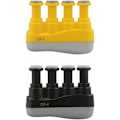 Miniatyrbillede 1 af 5: Guitar Finger Strength Trainer (sort + grå gul + grå CF-1 voksen) Velegnet til hjemmebrug