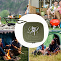 Miniatyrbillede 4 af 8: Vandafvisende Camping Kogeplade Opbevaringspose, 5x5x3 Tommer Støvfri Bærepose, Bærbar & Holdbar Color: green