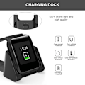Miniatyrbilde 5 av 8: Smartklokke ladestasjon kompatibel med Lite Amazfit Bip A1915 1608 bærbar magnet ladestasjon forbrukerelektronikk