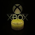 Miniatyrbillede 4 af 7: 16 farver til XBOX-spil, der ændrer natlys, 3D akryl LED touch-bordlampe, atmosfære, rumdekor, illusionslampe til jul, 16 farver, revnet base