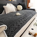 Miniatyrbillede 7 af 7: 1. Sofföverdrag, Husdjursvänligt, Sofföverdrag, Fuzzy Non Slip Sofföverdrag, Andningsbart Sofföverdrag