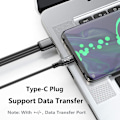 Miniatyrbilde 4 av 8: Multi USB C Splitter Kabel, USB A till Dubbel Typ-C + Micro USB