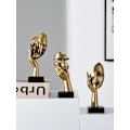 Miniatyrbilde 3 av 7: Menneskelig Ansikt Statue Ornament Harpiks Skandinavisk Stil Skrivebord TV Skap Vinkjøler Hjemmedekorasjon Båter SHBA2890014