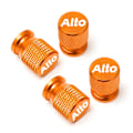 Miniatyrbillede 2 af 7: För Suzuki Alto Bilhjul Ventile Caps Däck Stem Täcker Airdust Vattentäta Tillbehör red3