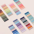 Pikkukuva 4 / 5: 1600 kpl Sticky Tabs Kirjan välilehdet, 80 väriä kirjoitettavat Morandi Sticky Tabs, Väri Sivumerkki Läpinäkyvät Sticky-Notes Välilehdet