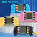 Miniatyrbillede 2 af 7: Bærbar Klassisk Nostalgisk Tetris Spilmaskine Pædagogisk Legetøj Skærm Håndholdt Pocket Gaming Player Elektronisk Legetøj Blå