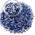 Miniatyrbilde 3 av 4: 14400 stk Lyssapphirblå Flatback Rhinestones for Negl, SS10, 2,7-2,9 mm Light Sapphire SS10/14400pcs