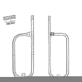 Miniatyrbilde 5 av 5: Erstatningsbrennerør for Weber Q200 Q220 Q2000 Q2200 Gassgrill - 41862