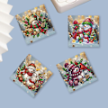 Miniatyrbild 4 av 8: Handgjorda Diamantkonst Julgratulationskort Set, 12/8/6/4 Pack, DIY Kristallkort HK055