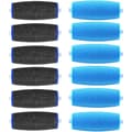 12-pack extra utbytesrullar för Amope Medi, kompatibla med Foot File 6 & 6-max