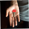 Miniatyrbild 7 av 8: Nyckelkåpor - Ställ in flexibla nyckelöverdrag för enkel identifiering av husdörrnycklar - 8 färger - 24 st offent