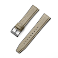 Miniatyrbillede 1 af 7: 20mm 22mm læder- og silikonehybridrem til Samsung Galaxy Watch4 6 Classic 47mm 46mm/Galaxy Watch6 40mm 44mm armbånd Apricot-Sort 22mm