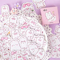 Pikkukuva 1 / 7: 45 kpl/laatikko söpöjä kanin-aiheisia tarroja päivittäiseen kawaii-koristeluun, suunnitteluun, scrapbookingiin, paperitavaroiden koristeluun, korealaiseen päiväkirjaan, jne.