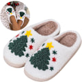 Miniatyrbilde 8 av 8: Morsomme elg-tema juletoffler, myke soveromssko Christmas tree F 44/45 EU