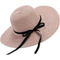 Pikkukuva 1 / 5: Solhattar Sommarhatt för kvinnor, hatt med bred brätte, halm, hopfällbar, Bo