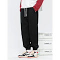 Miniatyrbild 4 av 7: Våren Höst Mäns Joggers Bomull Sweatbyxor Unisex Par Sportswear String Banding Baggy Byxor Lös Byxor Stora Storlek 8Xl grön 6XL(40-42)