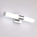 Badrumsskåpsbelysning, 16W krom LED-spegellampor – max