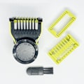 Miniatyrbilde 4 av 5: Passer til QP2520 QP25XX,QP26XX,PRO QP65XX,QP66XX og andre serier universelle barbermaskiner 14 lengdejusterbare posisjoneringsseksjoner trimmekammer Partial Trimming Comb